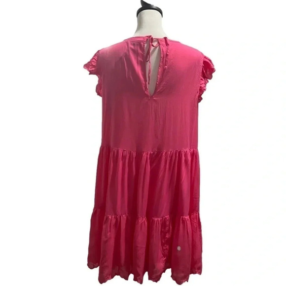 NWT House of Harlow 1960 Size Small Hot Pink Mini Dress - Picture 2 of 6